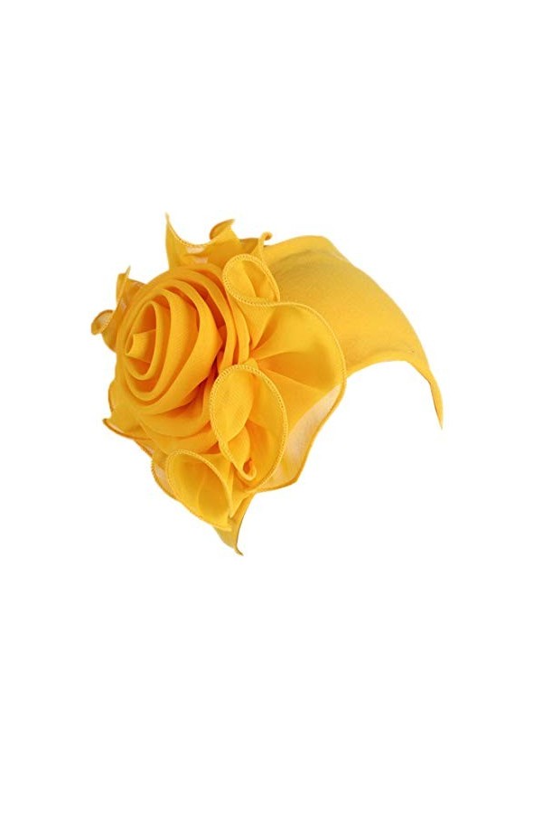 YONKINY Chimio Turban Pour Femmes Élégant Confortable Chapeau Bonnet Cancer Élastique Headdress Fleur Pour La Perte De Cheveu
