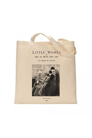 Louisa M. Alcott Sac fourre-tout pour femme Motif livre Inscription Little Women