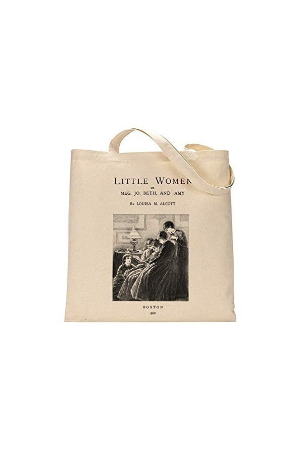 Louisa M. Alcott Sac fourre-tout pour femme Motif livre Inscription Little Women