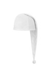 Lipodo Bonnet de Couchage Blanc de 56 cm de Long - Hommes et Femmes - Bonnet de Nuit en Coton - Chapeau Pompom - Taille Uni