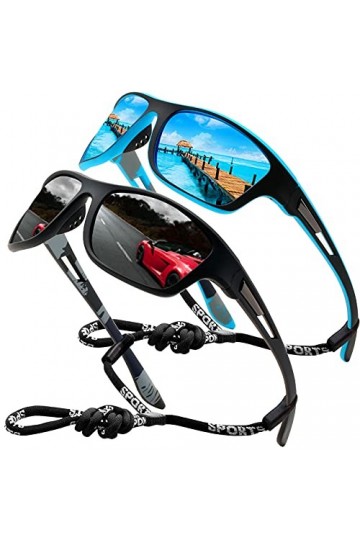 Lunettes de soleil polarisées pour hommes femmes/Cool Fishing Conduite Pêche Escalade lunettes Sunglasses UV400 Protection CA