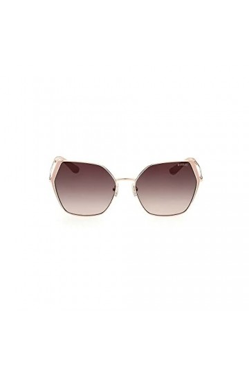 GUESS Femme GU7843 Lunettes de Soleil, Shiny Rose Gold, 61