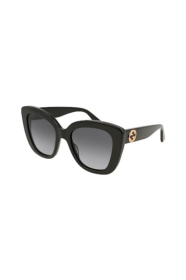 Gucci Lunettes de Soleil GG0327S Black/Grey Shaded 52/20/140 femme