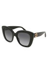 Gucci Lunettes de Soleil GG0327S Black/Grey Shaded 52/20/140 femme