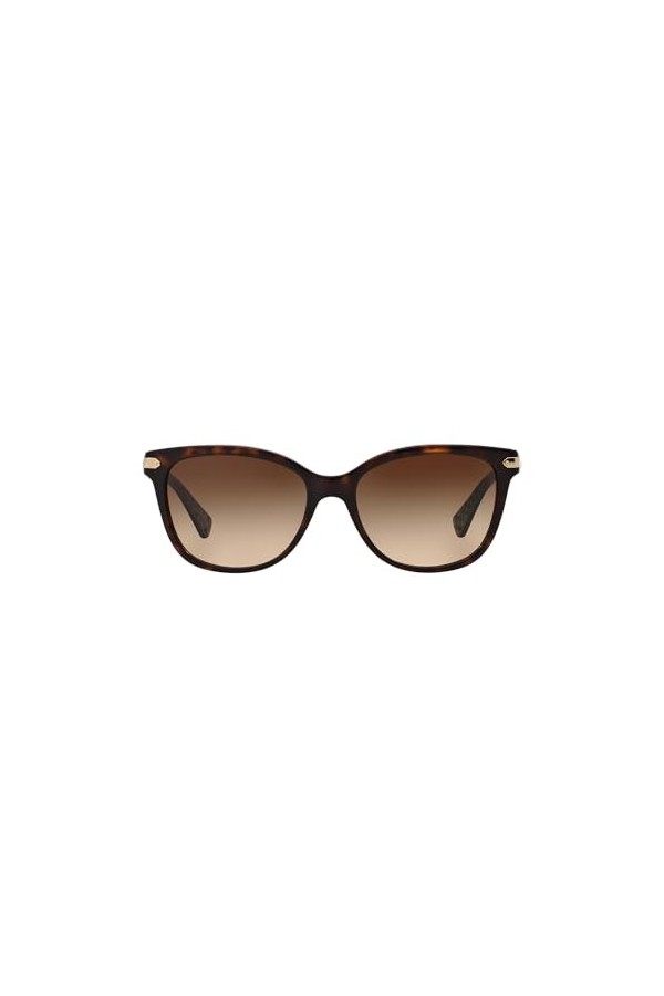 Lunettes de Soleil Coach HC 8132 Dark Havana/Brown Shaded 57/17/135 femme