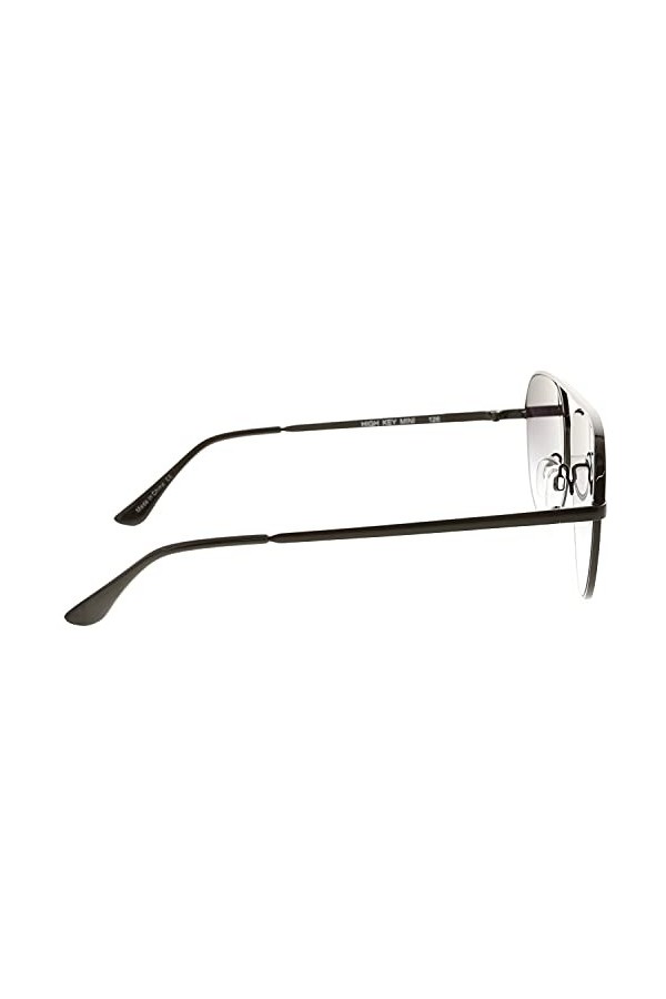 Quay Australia, Lunettes De Soleil Oversize High Key Mini, Black Fade