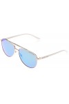 Michael Kors Hvar 104525 59 Montures de Lunettes, Blanc Rose Gold White/Blue Mirror , Femme