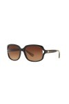 Coach Womens L149 Sunglasses HC8169 Black/Brown Plastic - Non-Polarized - 57mm