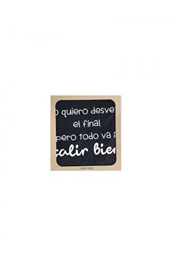 Econanos Hellobags2019 Sac de Plage, 38 cm, Noir Negro 