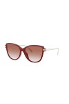 Michael Kors Lunettes de soleil San Diego pour femme, Dégradé rose et gris, 60