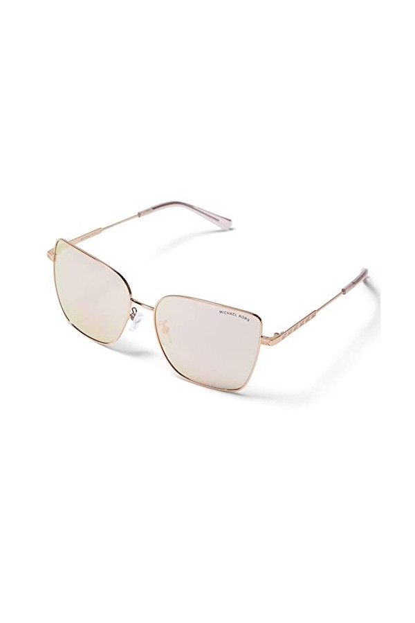 Michael Kors Lunettes de soleil San Diego pour femme, Dégradé rose et gris, 60