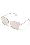 Michael Kors Lunettes de soleil San Diego pour femme, Dégradé rose et gris, 60