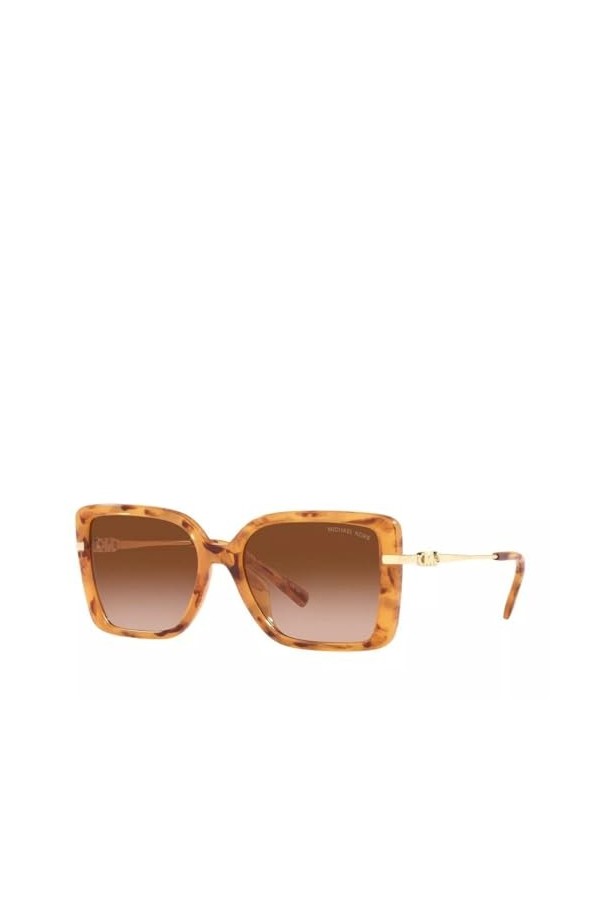 Michael Kors Lunettes de soleil San Diego pour femme, Dégradé rose et gris, 60