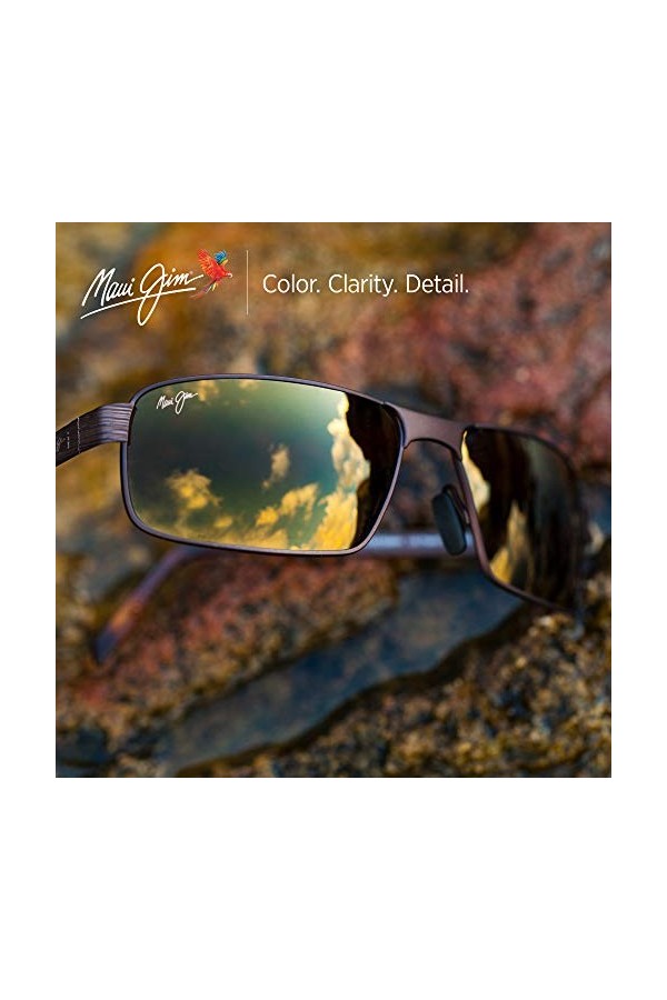 Lunettes de soleil Maui Jim Castaway Gunmetal/Noir Gris Neutre Polar+