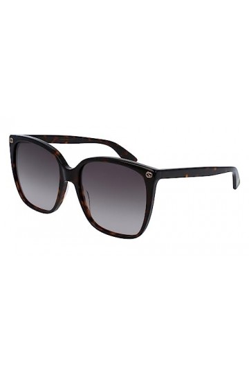 Gucci GG0022S 003 Montures de Lunettes, Marron Avana/Brown , 57 Femme