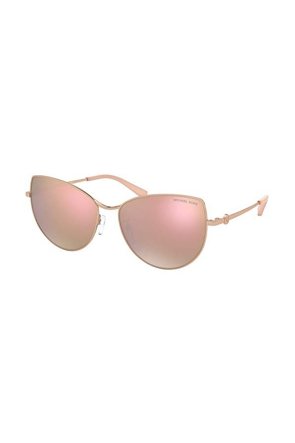Michael Kors 0MK1062 Lunettes de Soleil, Rose Gold/Rose Gold, 58 Femme