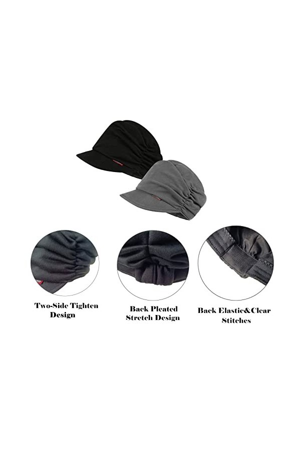 FGSS Bonnet en coton pour femme patiente chimio Slouchy - - Taille unique