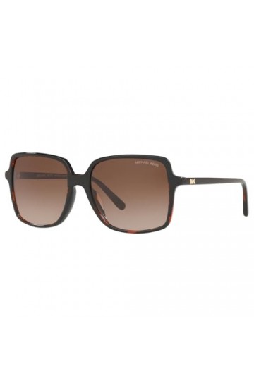 Michael Kors 0MK2098U Lunettes de Soleil, Dark Havana/Brown Shaded, 56 Femme