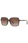 Michael Kors 0MK2098U Lunettes de Soleil, Dark Havana/Brown Shaded, 56 Femme