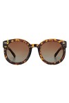 grinderPUNCH Lunettes de soleil surdimensionnées pour femmes Round Circle Oversized Mod Fashion Tortoise