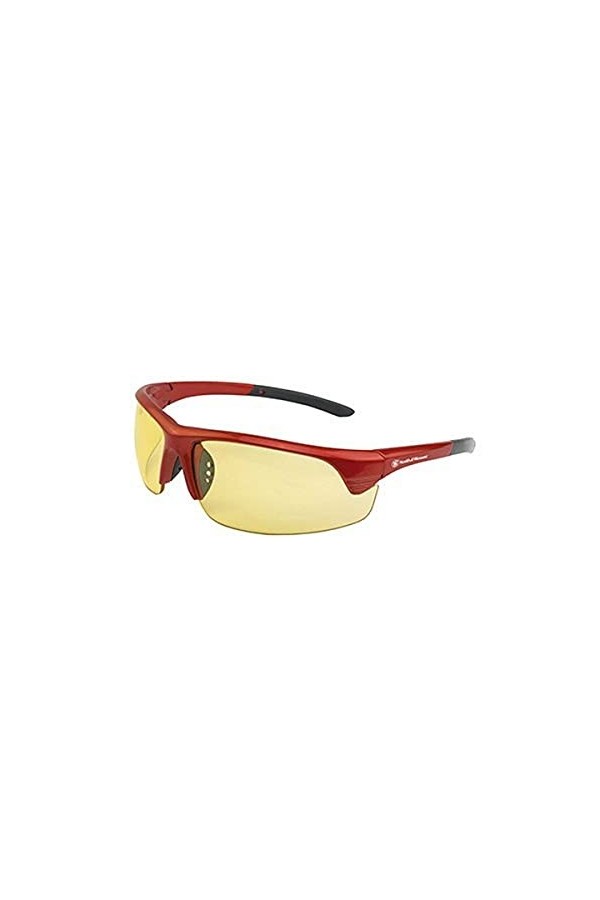 S&W 110-163 Lunettes Mod pour le Corps Lentille Jaune, Rouge, Taille Unique