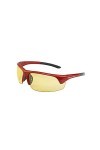 S&W 110-163 Lunettes Mod pour le Corps Lentille Jaune, Rouge, Taille Unique