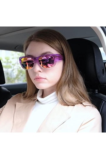 SHEEN KELLY Sur Lunette de Soleil Polarisé Femmes Mode Ovale sadapter sur les lunettes Goggles du Conducteur de lœil de cha