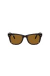 Ray-Ban Folding Wayfarer Montures de Lunettes, Light Havana/Verres Tempered Glass Brown, 50 mm Homme