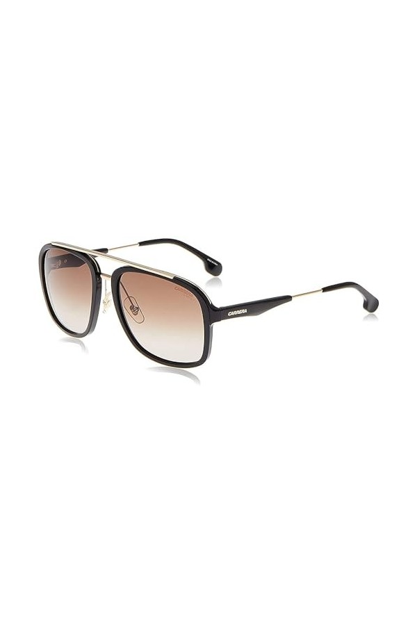 Carrera 133/s Sunglasses, 2M2/HA Black Gold, 57 Unisex