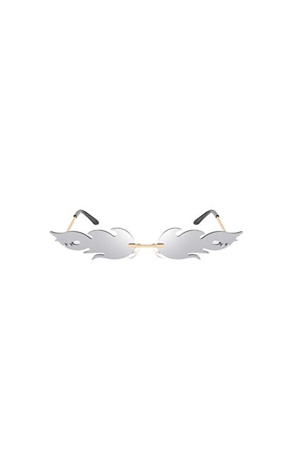 Toyvian Lunettes de soleil pour femme - Sans bord - Flambant - Lunettes dété - Lunettes de soleil Narrow - Pour bar, été haw