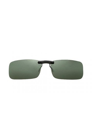 BOZEVON Lunettes de Soleil Clip Polarisantes Unisexes Anti-reflets UV400 - Adaptées pour Lunettes de Extérieure/Conduite/Pêch