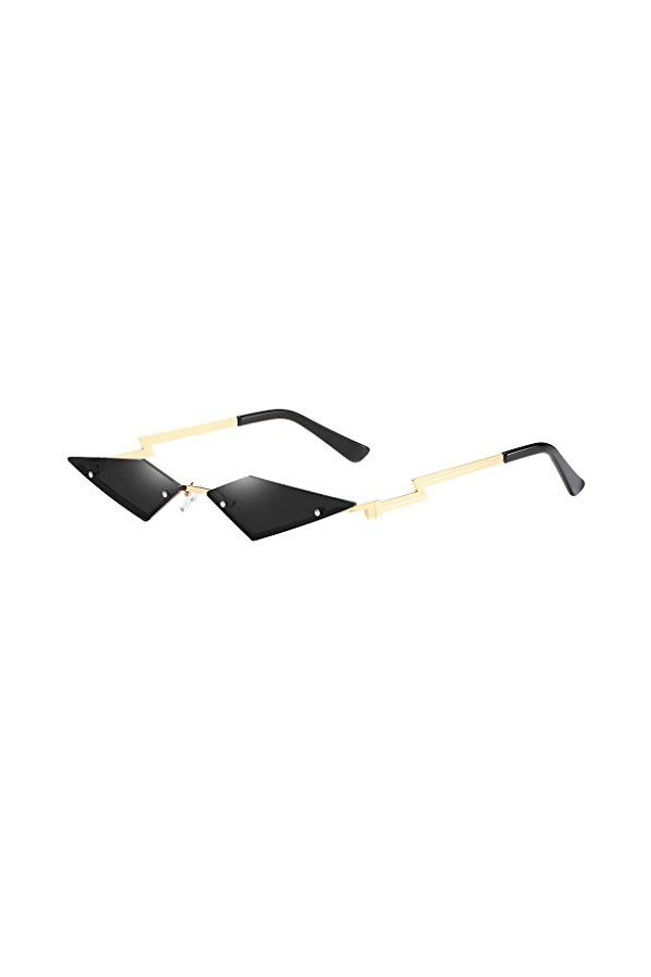 hahuha Lunettes de soleil tendance tendance irrégulière homme femme œil de chat lunettes de soleil nuances vintage rétro femm