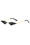 hahuha Lunettes de soleil tendance tendance irrégulière homme femme œil de chat lunettes de soleil nuances vintage rétro femm