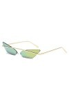 Carriere Oeil de Chat Lunettes de Soleil Femmes Cool Marque Lunettes Alliage Vintage + Cadre En Polycarbonate Miroir Dames Nu
