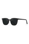 ZIRYXQ Lunettes de soleil carrées vintage pour femme U3C1 anti-éblouissement UV400, Noir , Taille unique