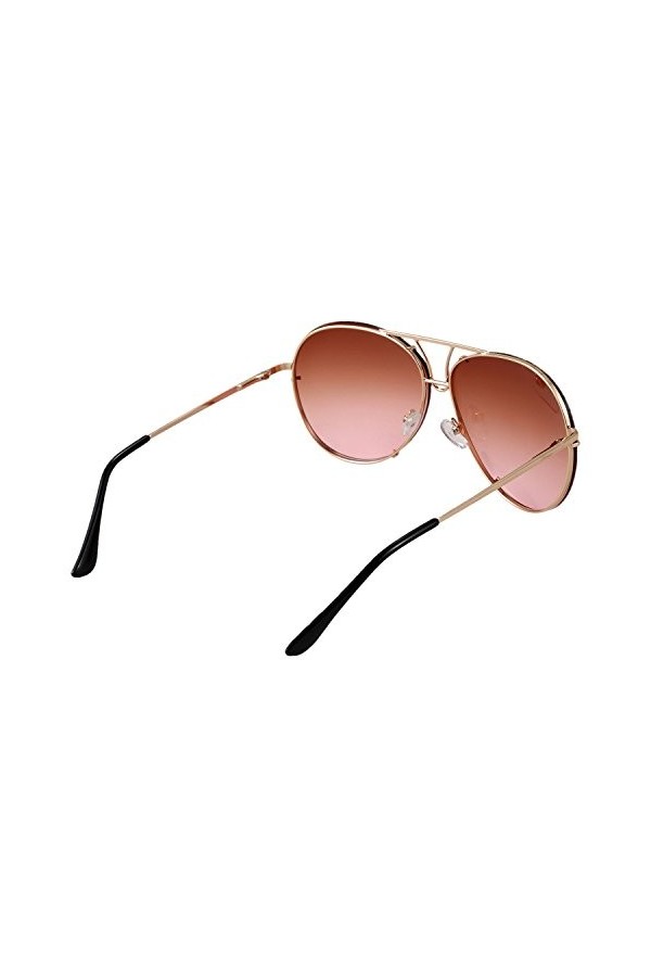 PEKKA Lunettes de Soleil surdimensionnees de Luxe pour Femmes, Armature en Metal, lentille Multicolore degradee, Lunettes de 