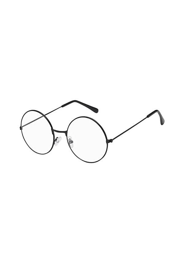 Dorjuli Lunettes de soleil tendance surdimensionnées pour femme - Lunettes de soleil classiques sans monture - Style hippie -