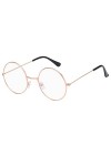 Dorjuli Lunettes de soleil tendance surdimensionnées pour femme - Lunettes de soleil classiques sans monture - Style hippie -