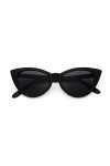 Triamisu Vintage Cat Eye Femmes Lunettes De Soleil Classique Sexy Lunettes De Soleil Dames PC Cadre Résine Lentille Voyage UV