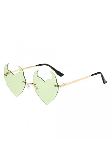 OIUHJN Mauvais coeur sans monture drôle fête lunettes de soleil mignonnes 2022 lunettes de soleil vides marque nom lunettes d