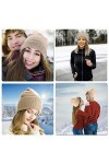 PUERHUACI Bonnet Chapeau Hiver pour Hommes Femmes Unisexe Bonnet Tricoté Chapeau dhiver Chaud Léger et Doux,Bonnet Hiver pou