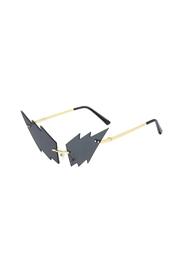 Lunettes de soleil vintage pour homme et femme - Lunettes de soleil polarisées pour fête - Légères - Protection UV400