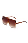 Lunettes de soleil vintage unisexes - Pour lété - Tendance - Noir - Pour homme et femme - Lunettes de soleil miroir - Pour v