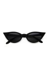 Vintage Cat Eye Femmes Lunettes De Soleil Classique Sexy Lunettes de Soleil Dames PC Cadre Résine Lentille Voyage UV400 Lunet