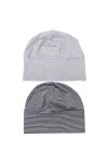 Gazechimp 2Pcs Sommeil Bonnet Gris Couverture De Yeux En Coton Unisexe Vêtement Accessoire