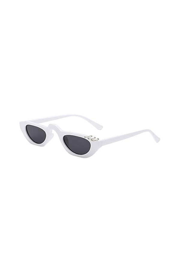 Femmes Homme Mode Vintage Petit Cadre Lunettes De Soleil Lunettes Rétro Unisexe Lunettes De Vacances DéTé De Plage De Vacanc