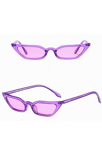 Lunettes de Soleil Femmes,Retro Lunettes UV400 à petit cadre Bringbring