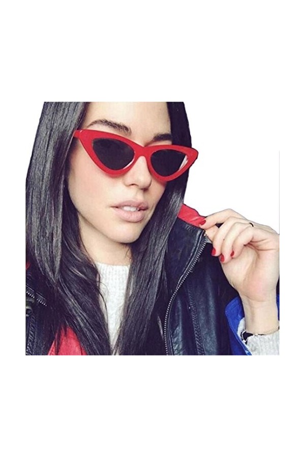 Lunettes de Soleil Femmes Solike Des Lunettes Femme Mode Oeil de Chat PC Plastiques en Métal Lunettes Chic Protection UV400 L