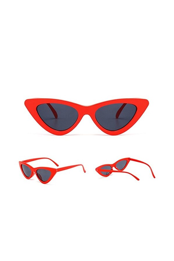 Lunettes de Soleil Femmes Solike Des Lunettes Femme Mode Oeil de Chat PC Plastiques en Métal Lunettes Chic Protection UV400 L