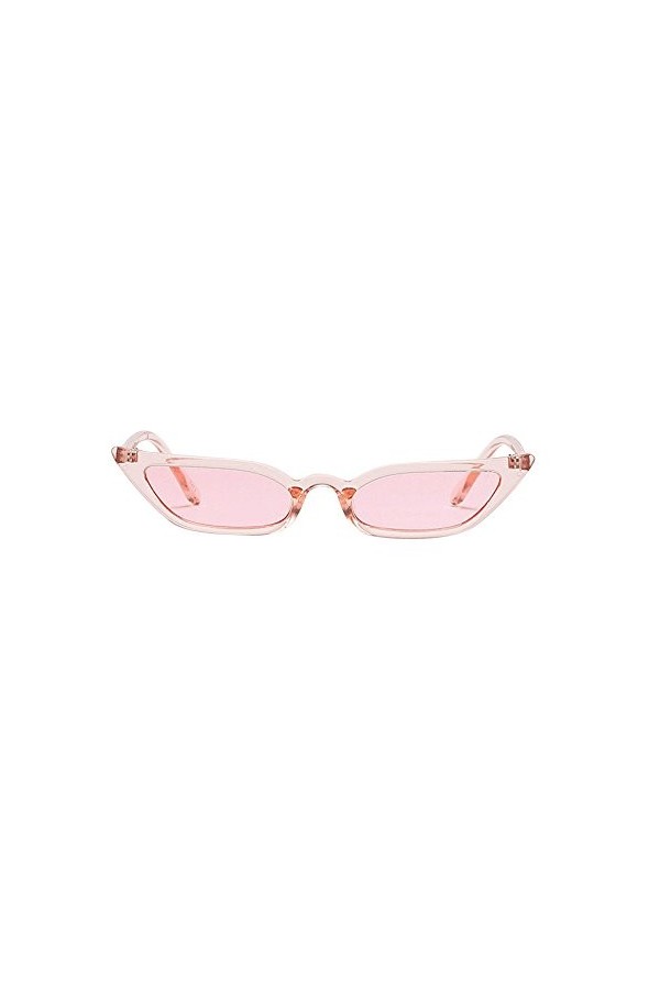 Lunettes de Soleil Femmes,Retro Lunettes UV400 à petit cadre Bringbring